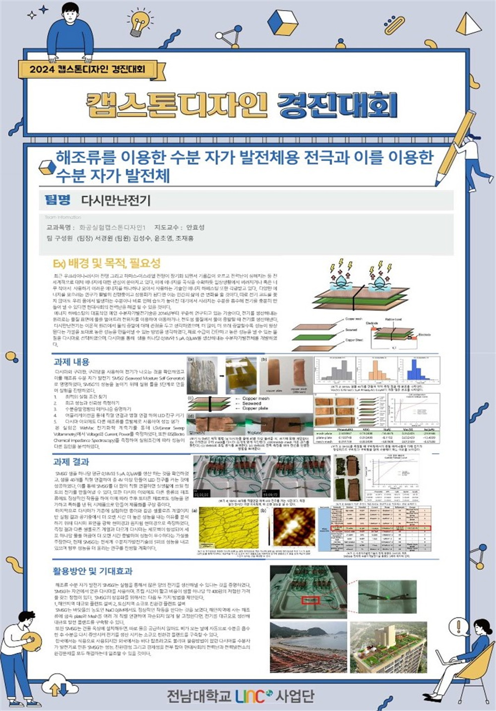 2024학년 1학기 캡스톤디자인 경진대회 대상수상팀 참가작